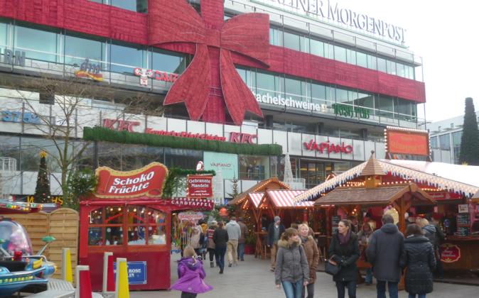Знаменитые рождественские рынки: "Weihnachtsmarkt an der Gedächtniskirche" в Берлине