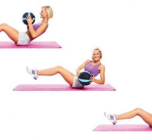 Circuit training with medicine balls