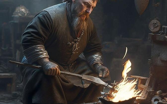 Traditional blacksmith Bogdan Popov: craft and nature