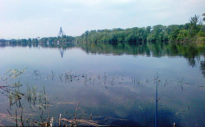Fishing on May 9th on Desenka with dad