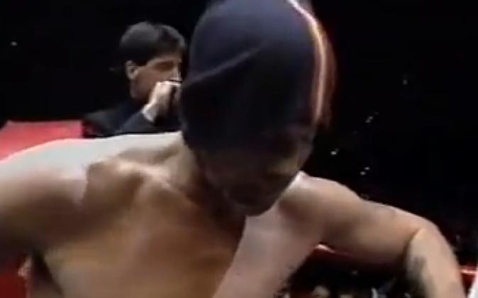 Mickey Rourke's fight in 1993, with Thomas McCoy